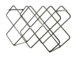 Wine rack Diamonds iron black