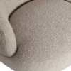 Woolly draaifauteuil boucle naturel melange