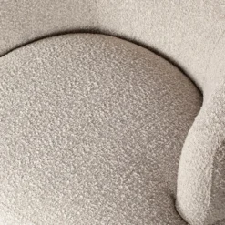 Woolly draaifauteuil boucle naturel melange