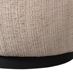 Woolly draaifauteuil chenille zand