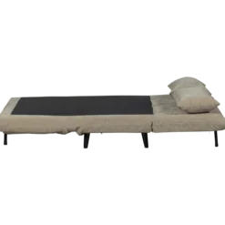 Xem 1-persoons slaapbank velvet naturel