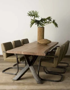 Yunta Boomstam eettafel Y-vorm 220 cm