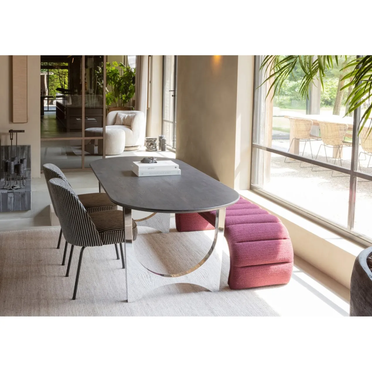 Zaandam design poot metaal chroom