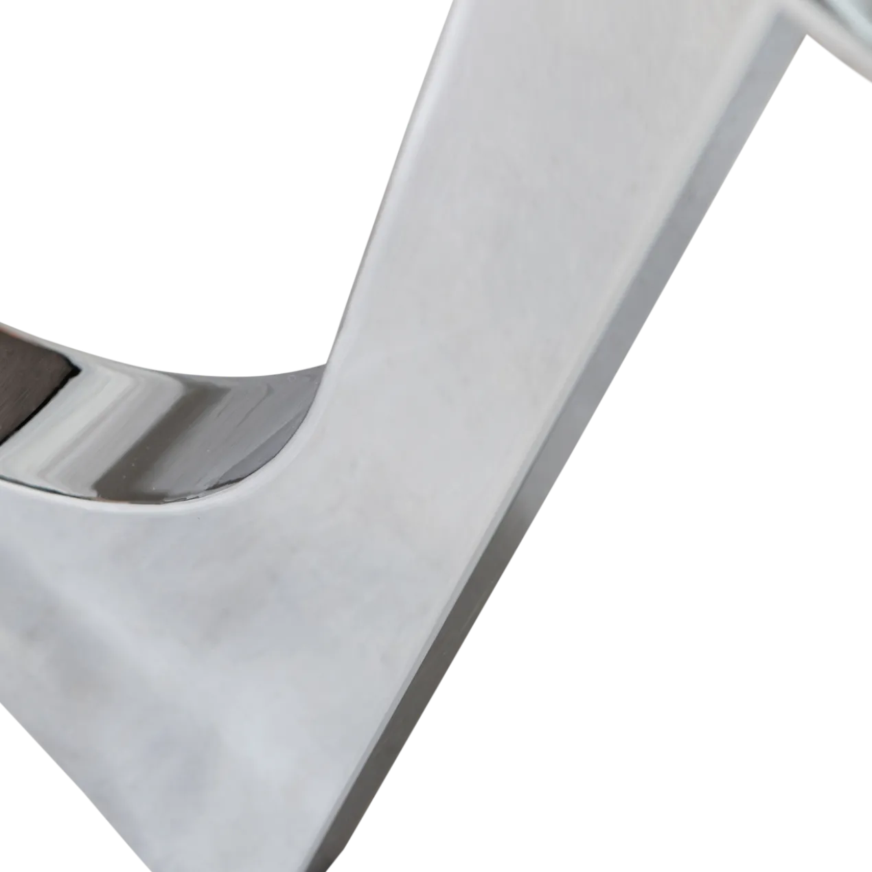 Zaandam design poot metaal chroom