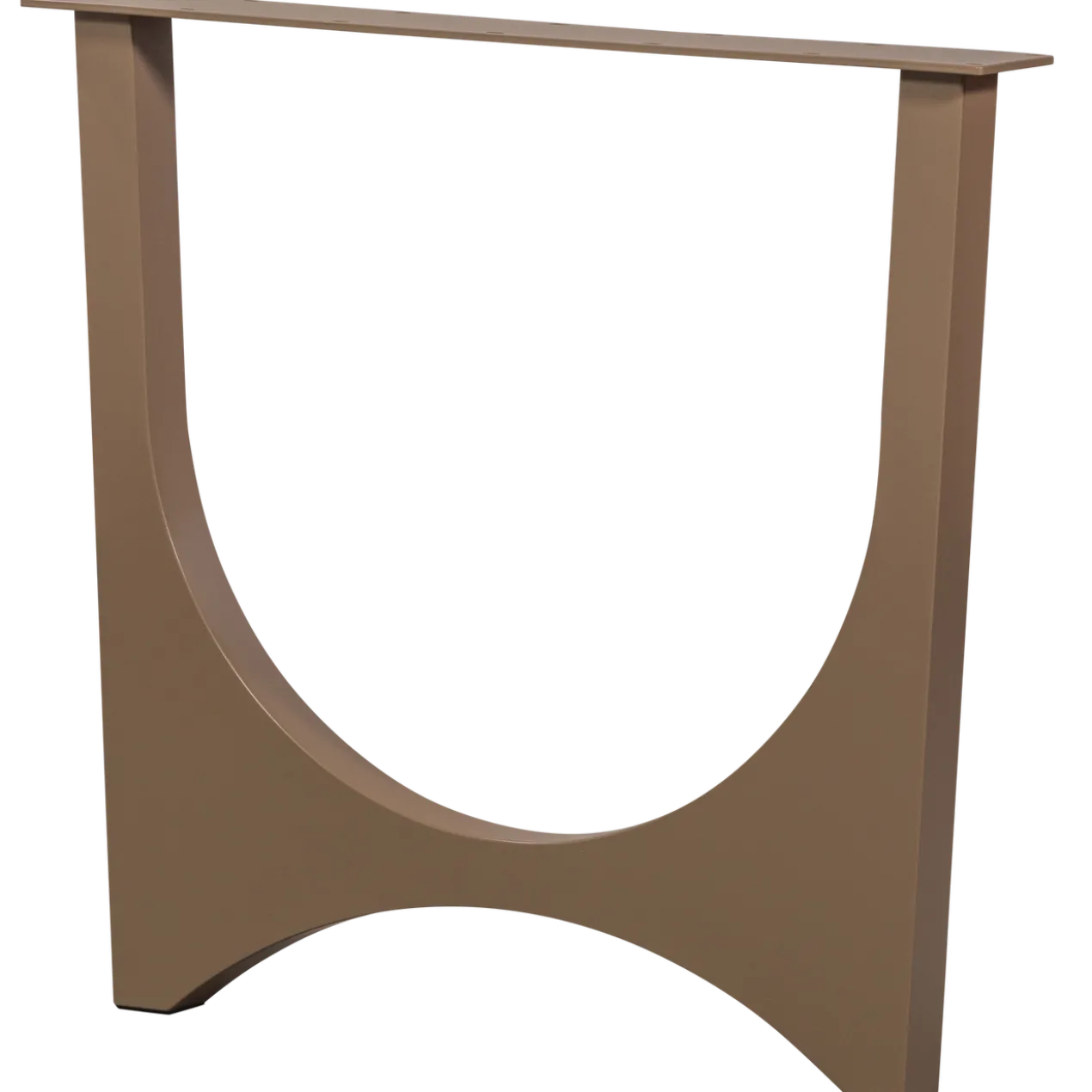 Zaandam design poot metaal donkerzand 1 stuks