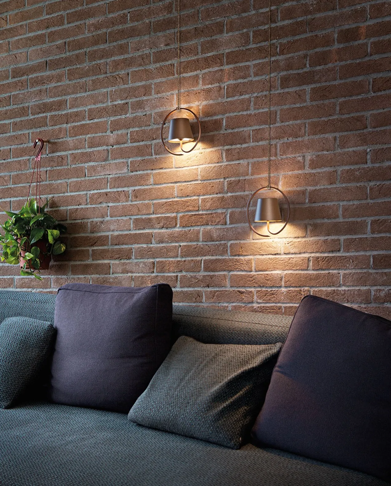 Zafferano oplaadbare hang/wand lamp