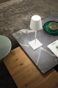 Zafferano oplaadbare tafellamp Desk L roest
