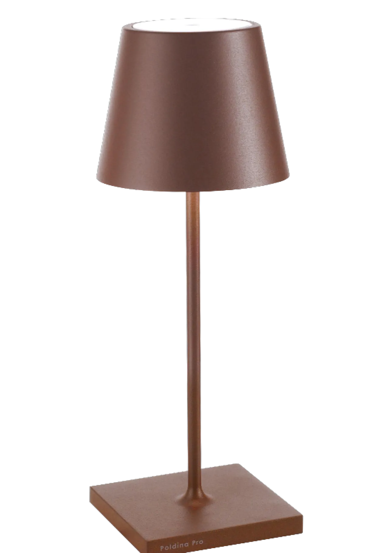 Zafferano oplaadbare tafellamp M corten