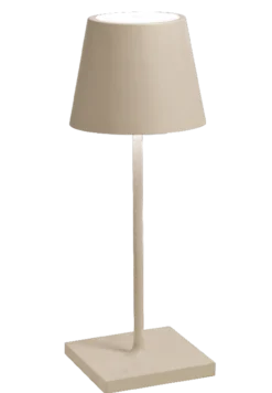 Zafferano oplaadbare tafellamp M zand