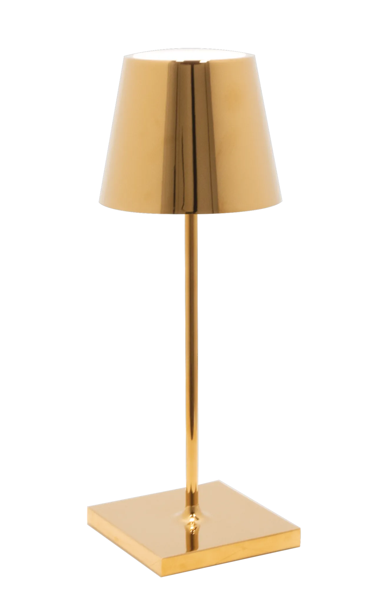 Zafferano oplaadbare tafellamp M goud