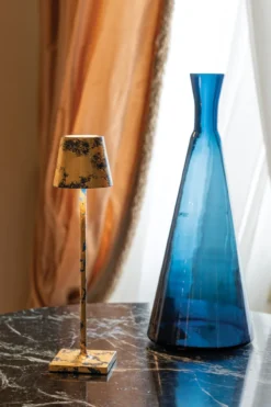 Zafferano oplaadbare tafellamp S Blauw