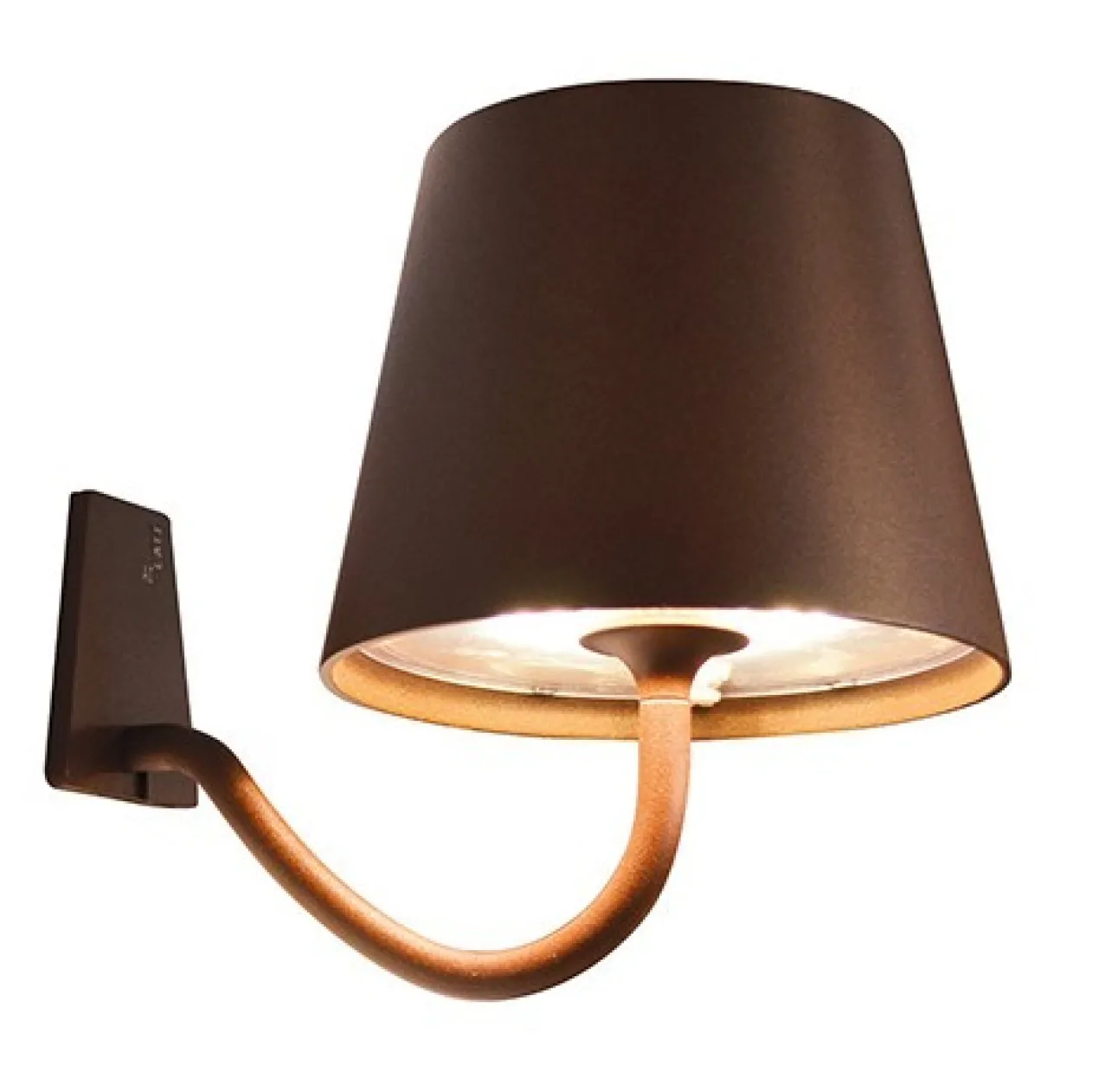 Zafferano oplaadbare wandlamp roest