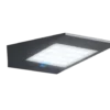 Zafferano zonne-energie wandlamp antraciet