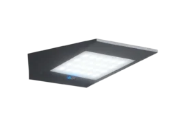 Zafferano zonne-energie wandlamp antraciet