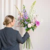 Zijden boeket Lila Grace