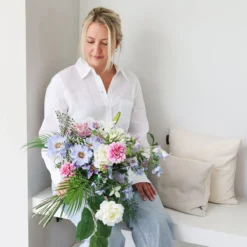Zijden boeket Lina Beau