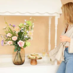 Zijden boeket Maevy Rose