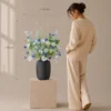 Zijden boeket Mira Azure