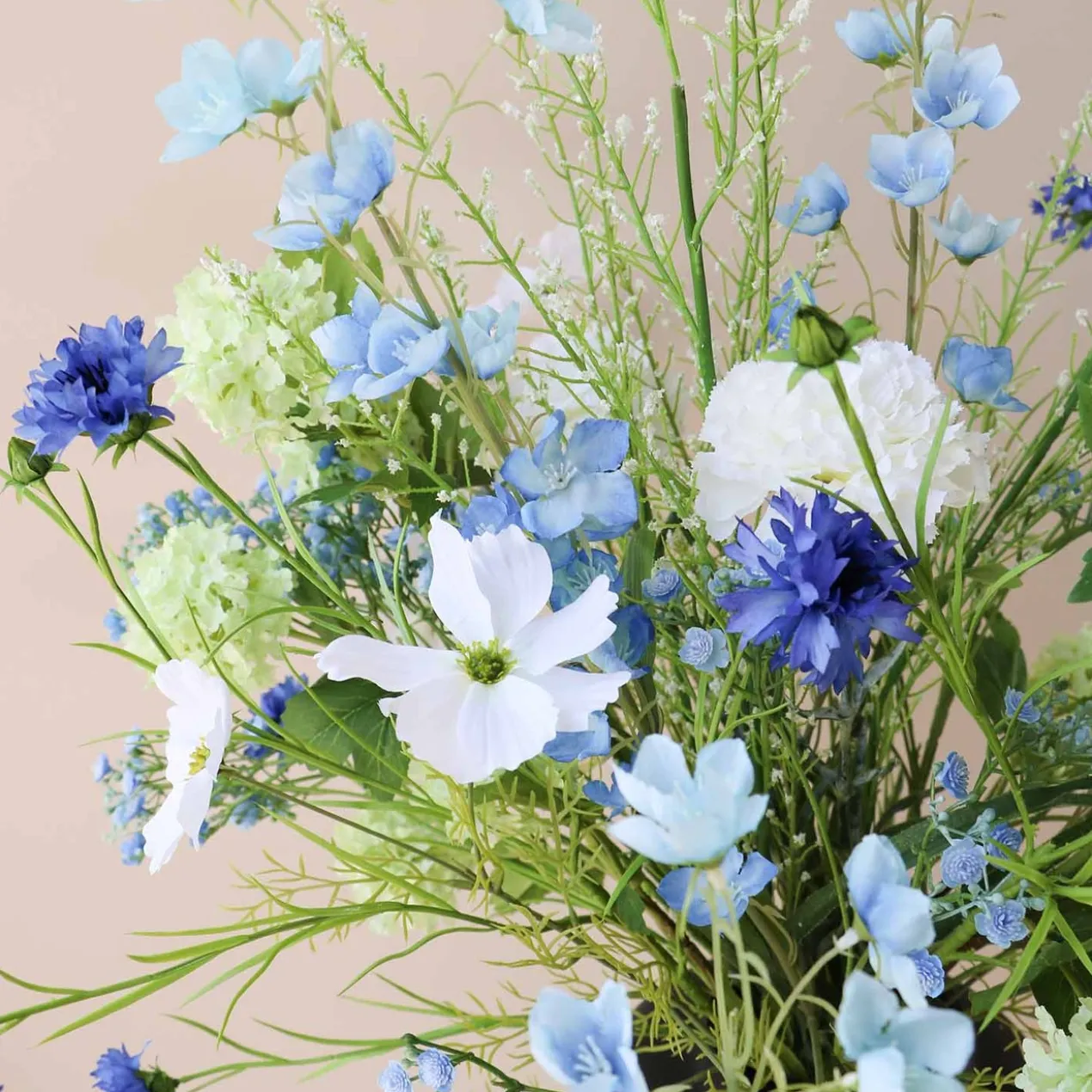 Zijden boeket Mira Azure