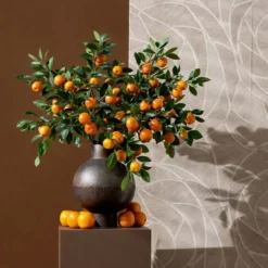 Zijden boeket Sunset Orange