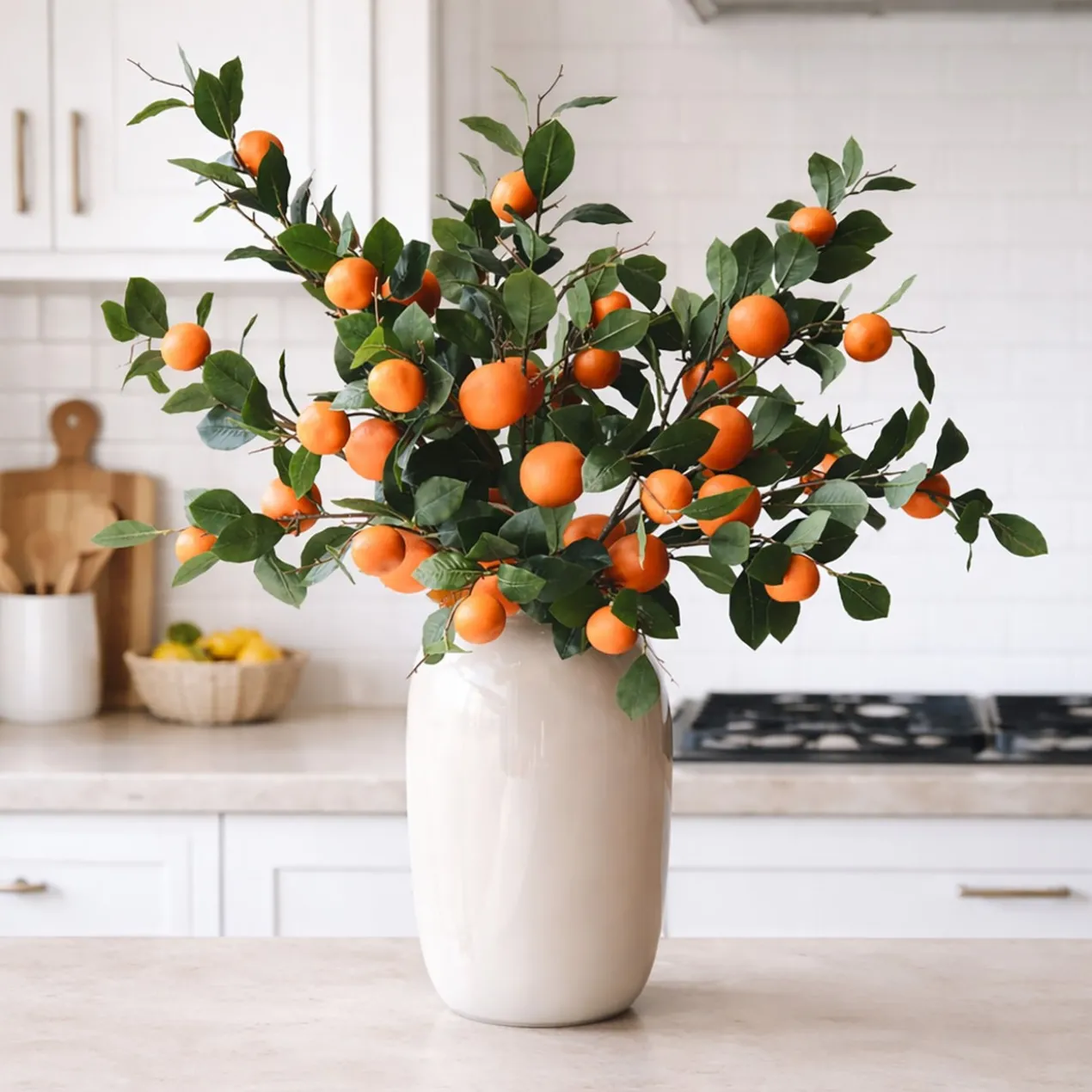 Zijden boeket Sunset Orange