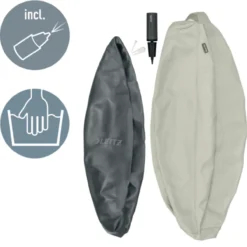 Zitbal met anti-rol design 75 cm lichtgrijs