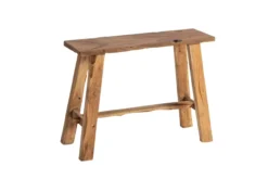 zitbank oud teak 60 cm naturel