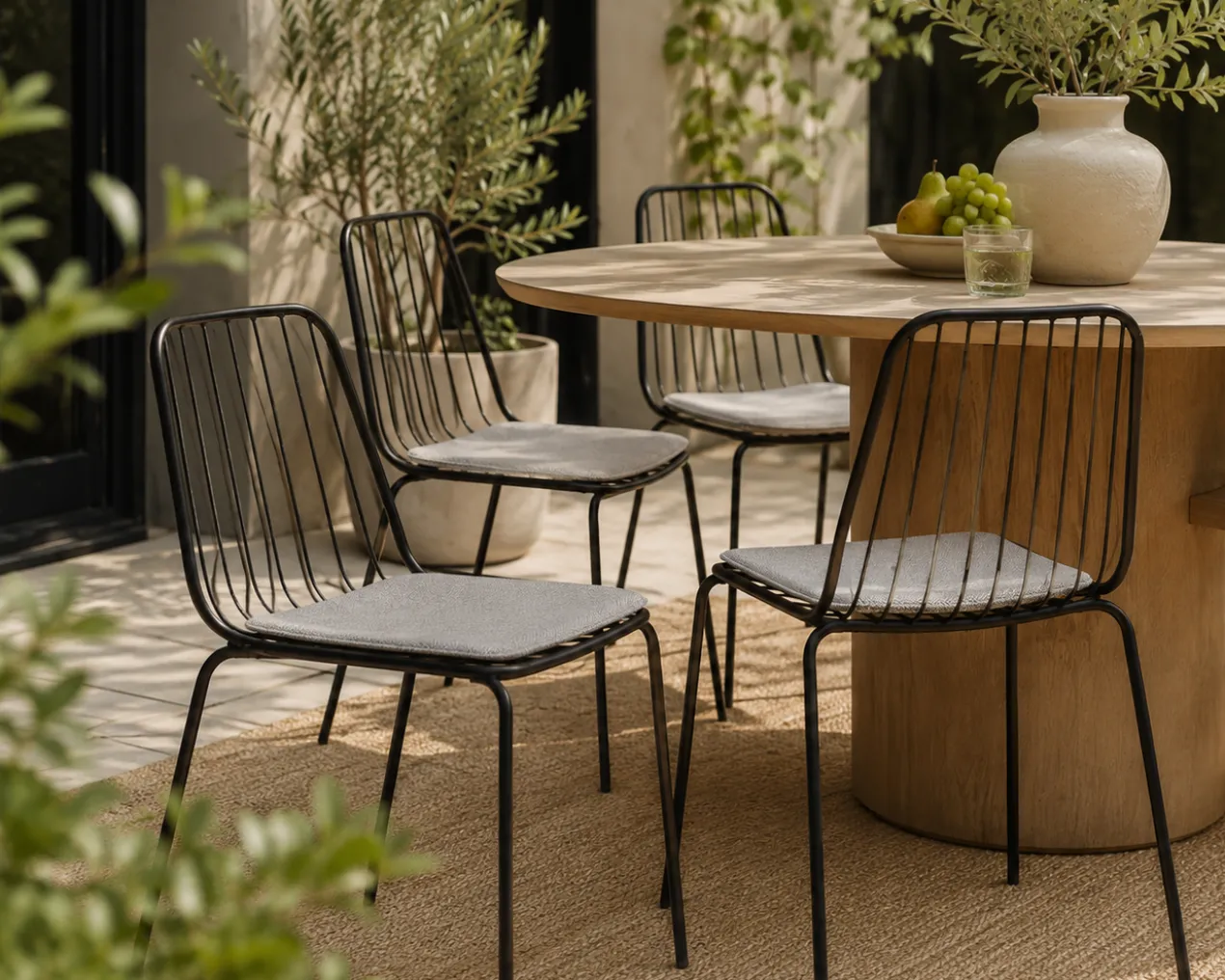 Zitkussen voor eetkamerstoel - set van 4