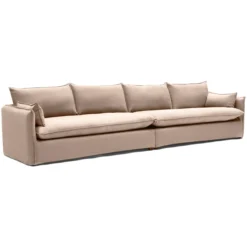 5-zitsbank Mare shadow linen