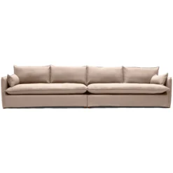 5-zitsbank Mare shadow linen