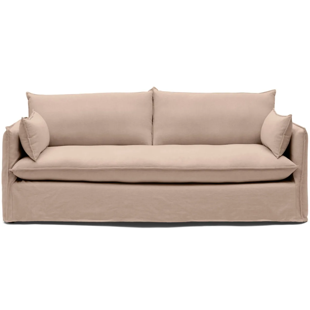3-zitsbank Mare shadow linen