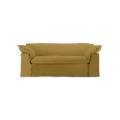 2-zitsbank Nomad linnen burnt ochre