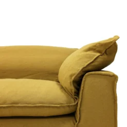 2-zitsbank Nomad linnen burnt ochre