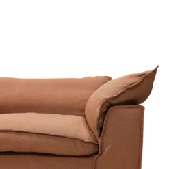 2-zitsbank Nomad linnen dusty rose