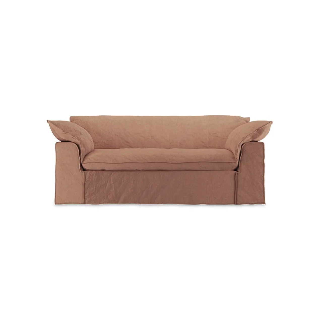 2-zitsbank Nomad linnen dusty rose