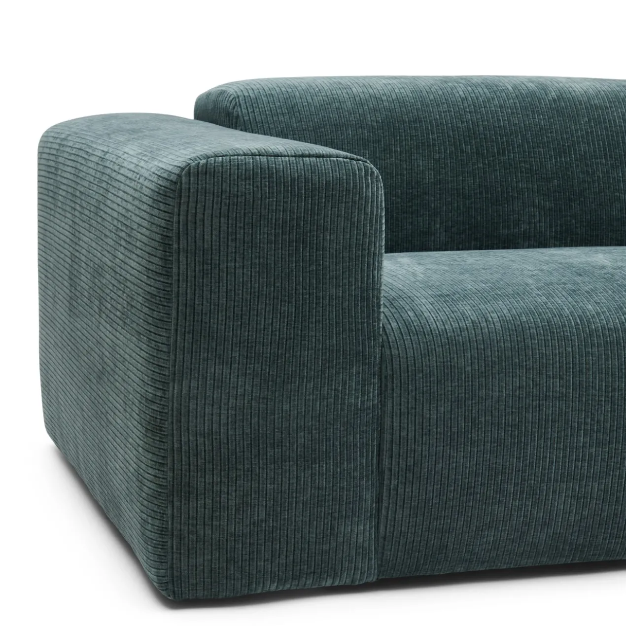 4-zitsbank Oscar met hocker ocean blue