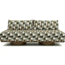 3-zitsbank Philo retro green