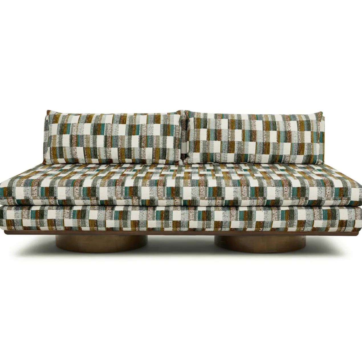 3-zitsbank Philo retro green