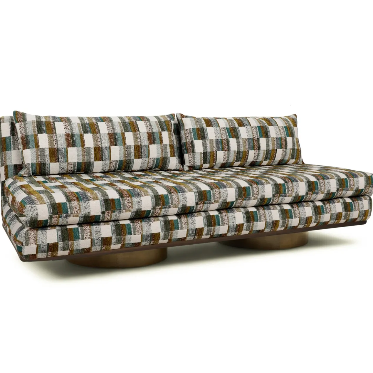 3-zitsbank Philo retro green
