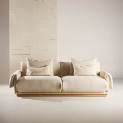 3-zitsbank Rikki Beige