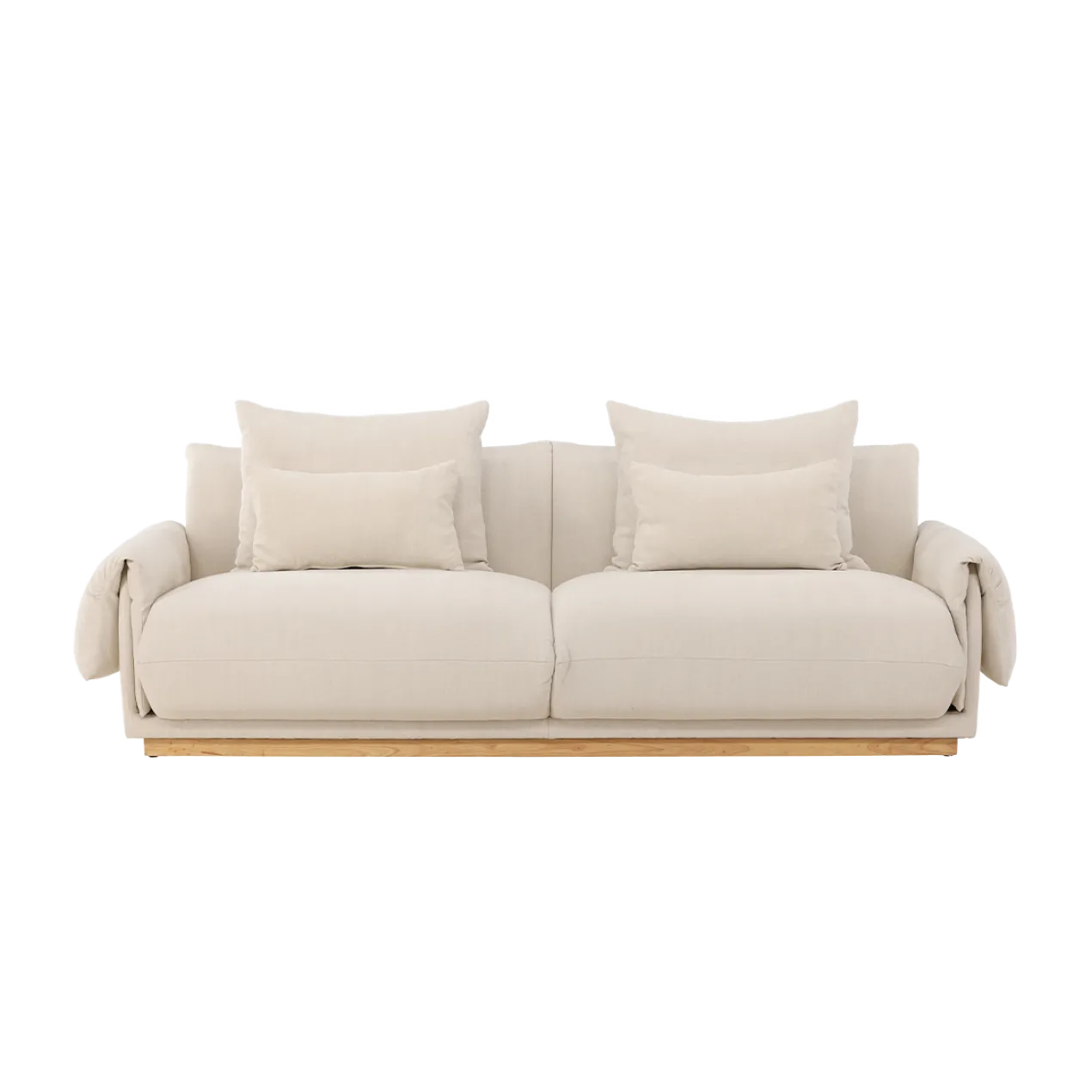 3-zitsbank Rikki Beige