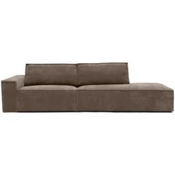 2-zitsbank Segment be cotton light brown rechts