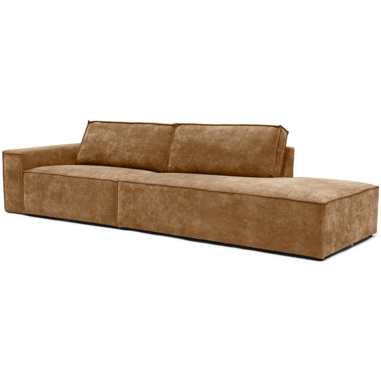 2-zitsbank Segment be cotton ocher rechts