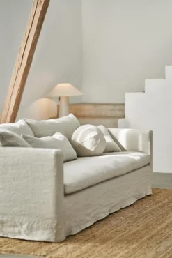 4-zitsbank Sintra linen naturel