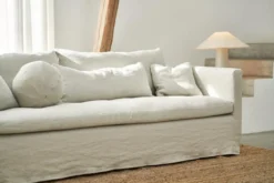 4-zitsbank Sintra linen naturel