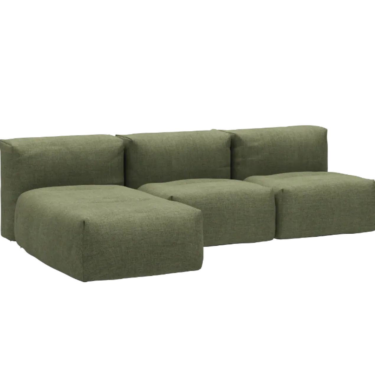 3-zitsbank Soft outdoor lounge olive