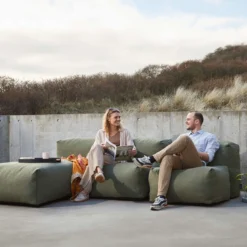 3-zitsbank Soft outdoor lounge olive