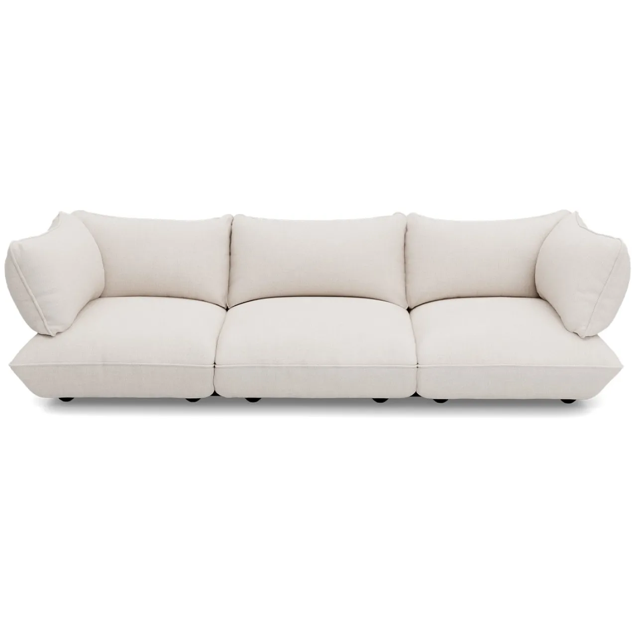 3-zitsbank Sumo boucle grecycled creme