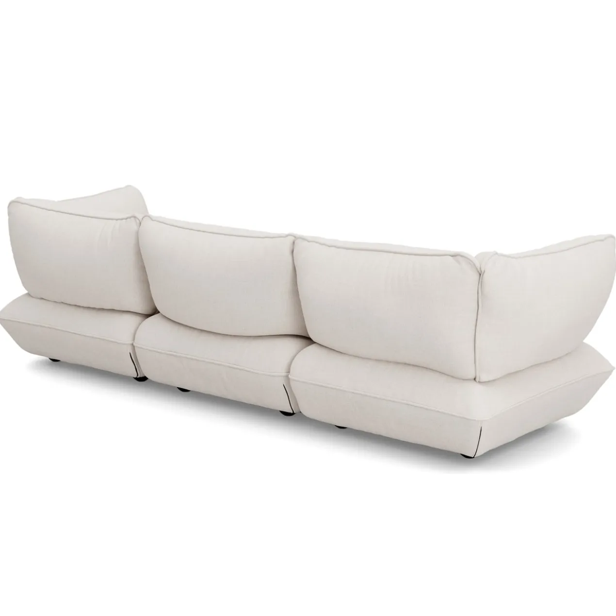 3-zitsbank Sumo boucle grecycled creme