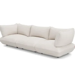 3-zitsbank Sumo boucle grecycled creme